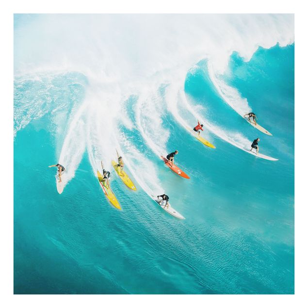 Glasschilderijen - Simply Surfing