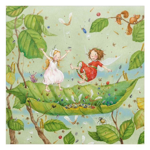 Raamfolie - Little Strawberry Strawberry Fairy - Trampoline