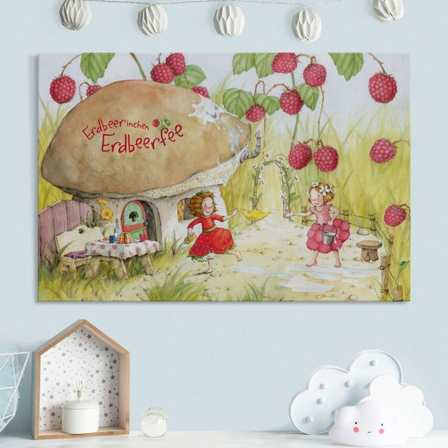 Akoestische schilderijen Little Strawberry Strawberry Fairy - Beneath The Raspberry Bush