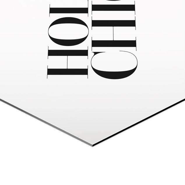 Hexagons Aluminium Dibond schilderijen - 2-delig Holy Chic & Vogue