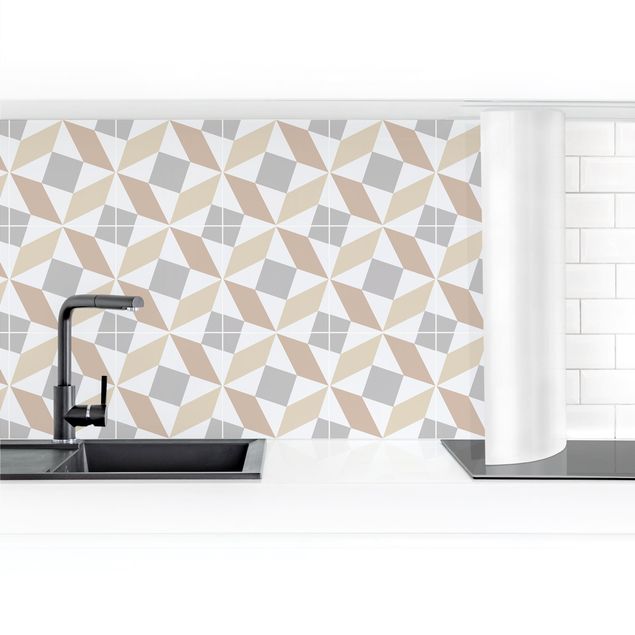 Achterwand in keuken Geometrical Tiles - Fano