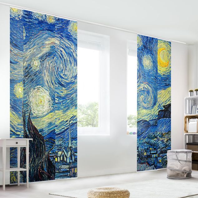 Schuifgordijnen Vincent Van Gogh - The Starry Night