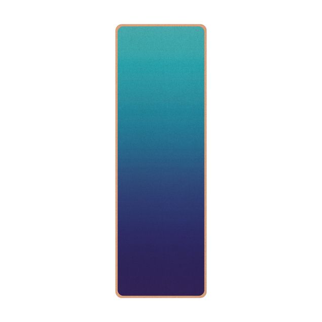 Yogamat kurk Colour Gradient Ocean Blue