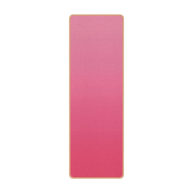 Yogamat kurk Colour Gradient Pink