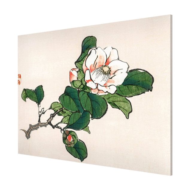 Magneetborden Asian Vintage Drawing Apple Blossom