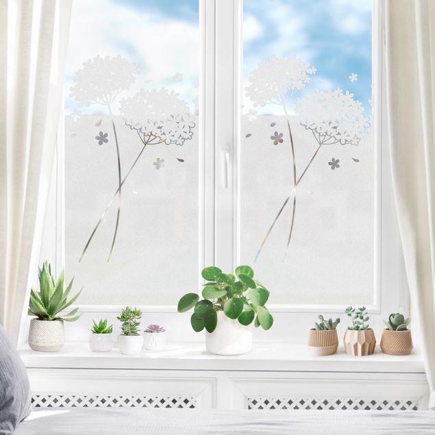 Window film - Flying Flower Dream Border