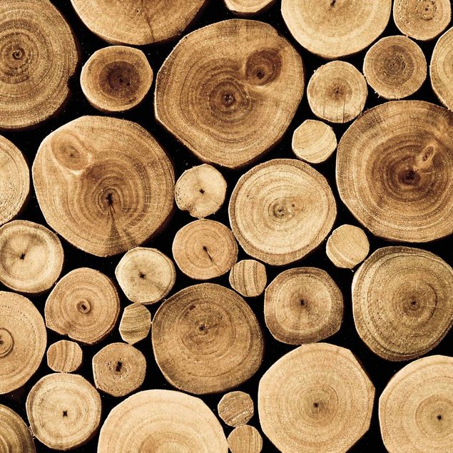 Tegelstickers Homey Firewood