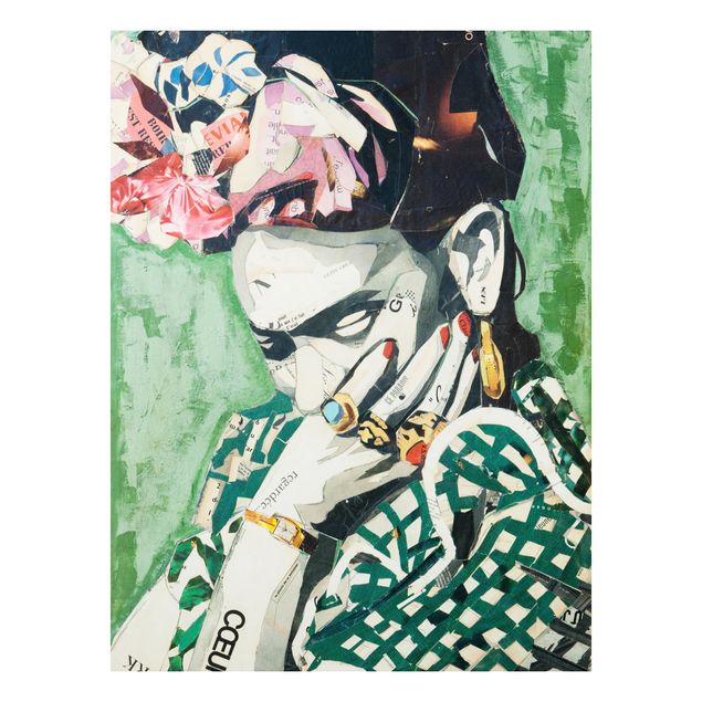 Forex schilderijen Frida Kahlo - Collage No.3