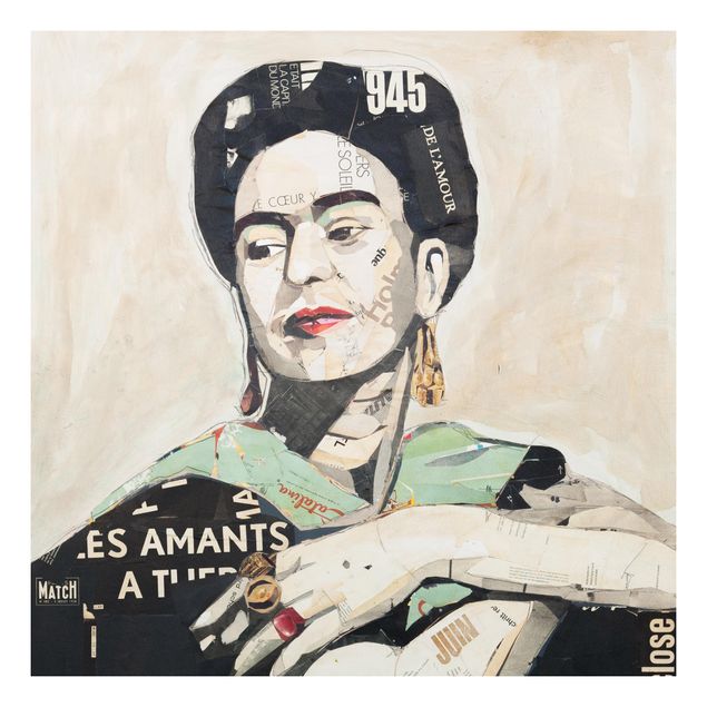 Forex schilderijen Frida Kahlo - Collage No.4
