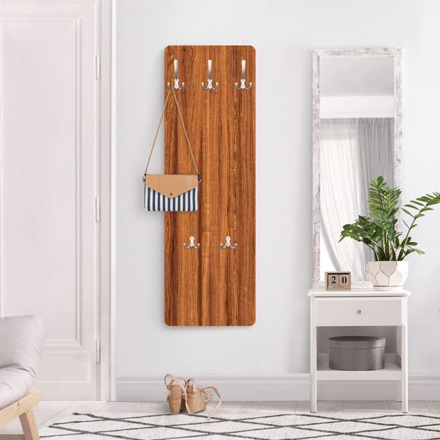 Wandkapstokken houten paneel Freijo