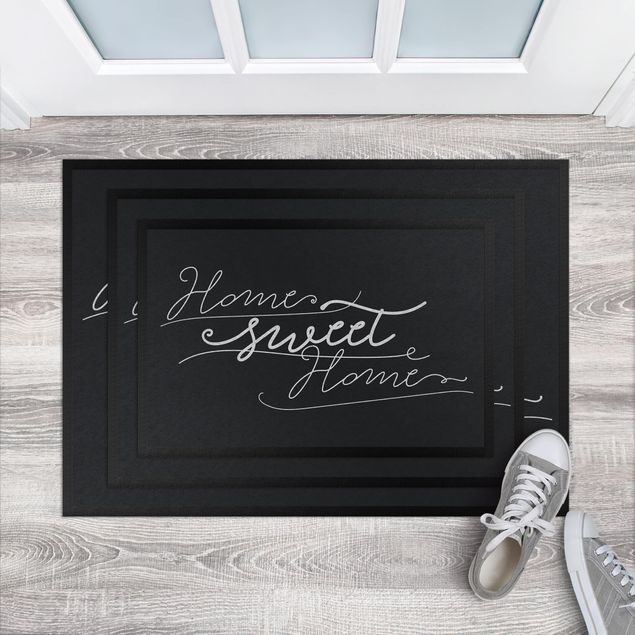 klein tapijt Home sweet Home Italic