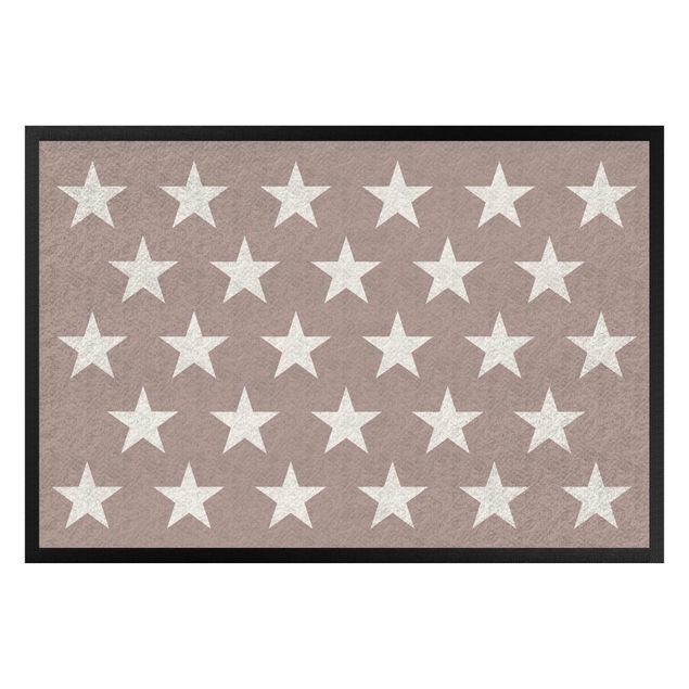 tapijt modern Stars Staggered Taupe