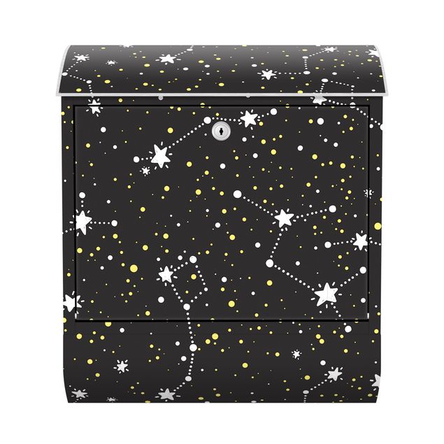 Brievenbussen Drawn Starry Sky With Great Bear