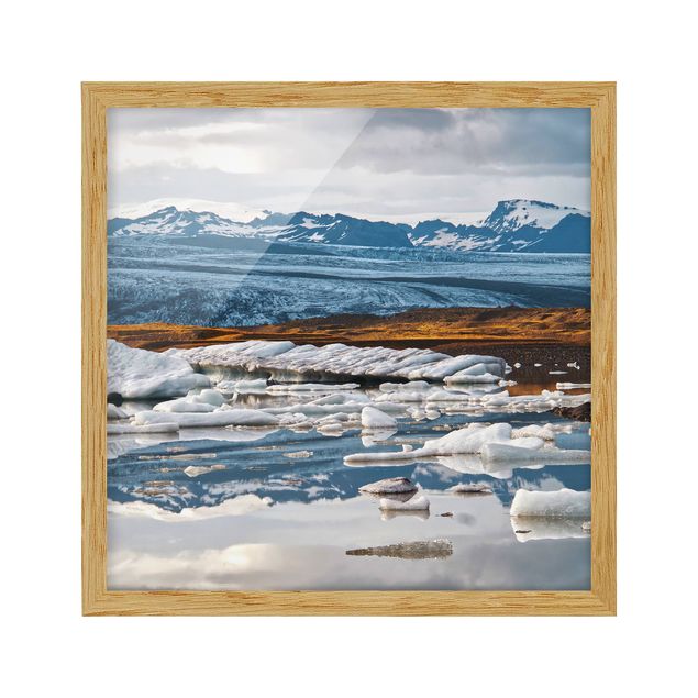 Ingelijste posters Glacier Lagoon