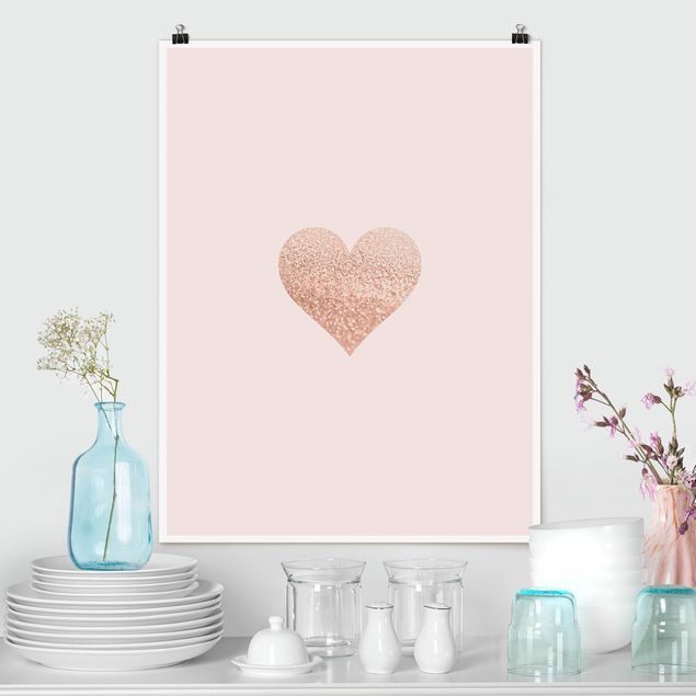Posters Shimmering Heart