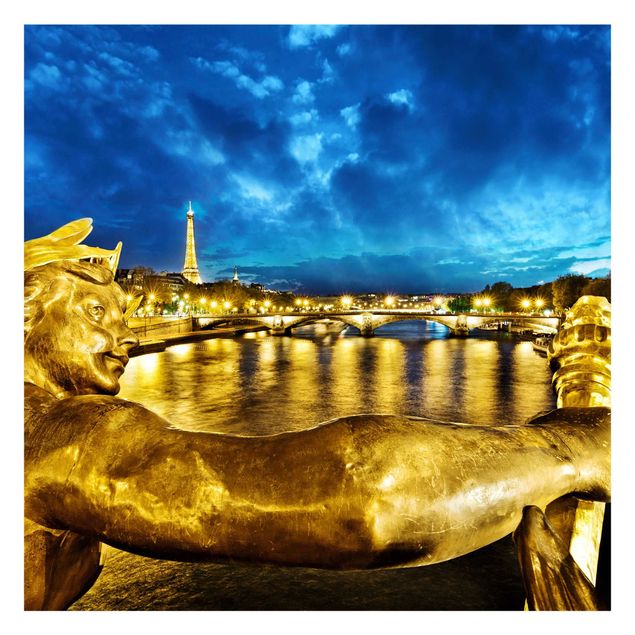 Fotobehang Golden Paris