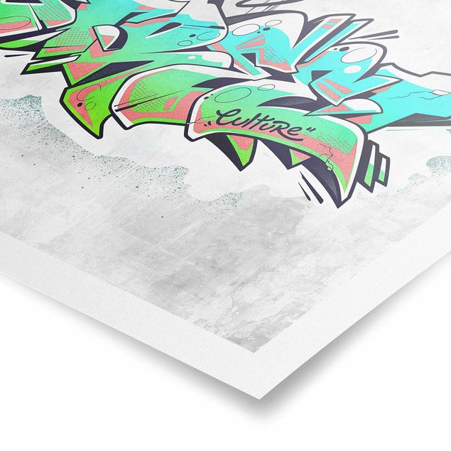 Poster - Graffiti Art Street Culture - Querformat 3:2