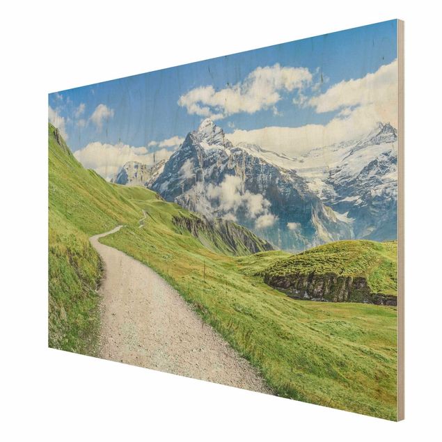 Houten schilderijen Grindelwald Panorama