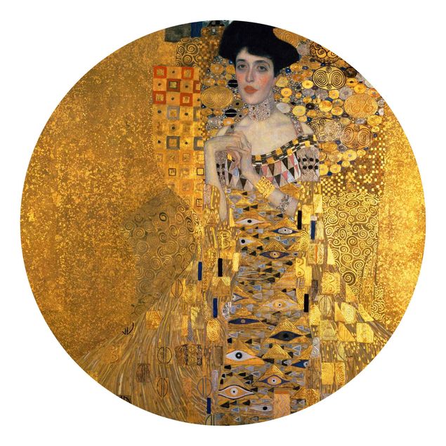Behangcirkel Gustav Klimt - Portrait Of Adele Bloch-Bauer I