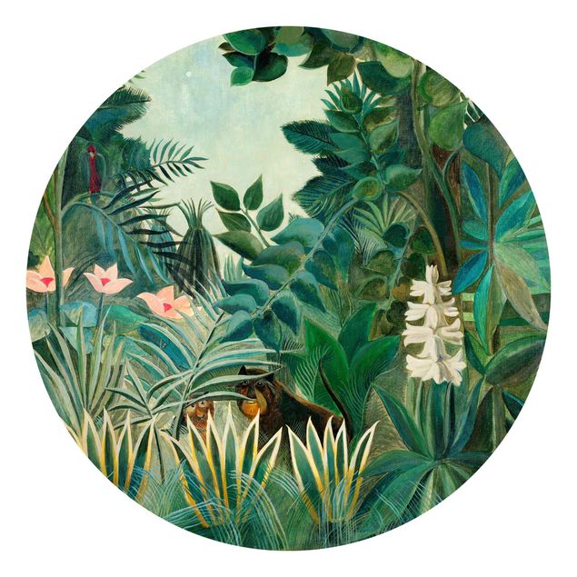 Behangcirkel Henri Rousseau - The Equatorial Jungle