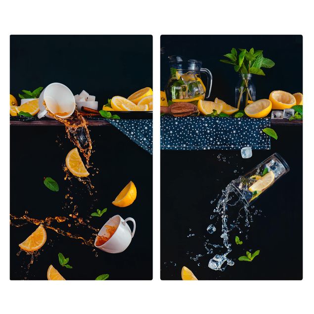 Kookplaat afdekplaten Citrus Splash