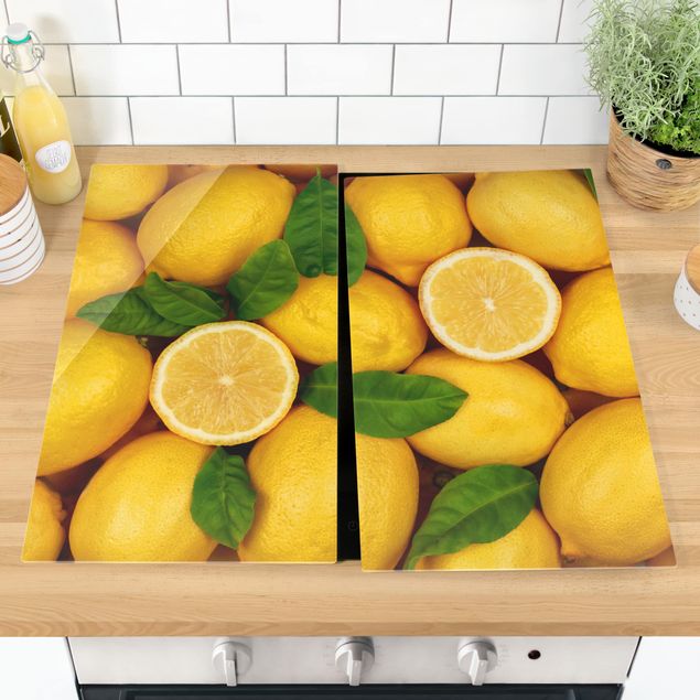 Kookplaat afdekplaten Juicy lemons
