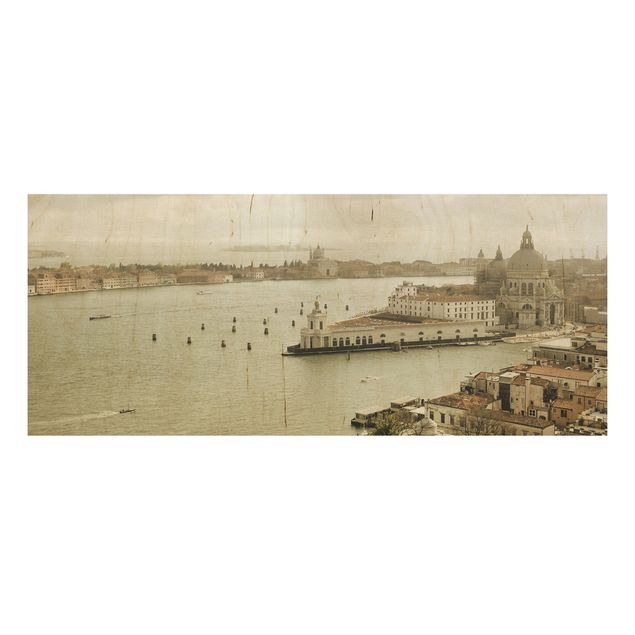 Houten schilderijen Lagoon Of Venice