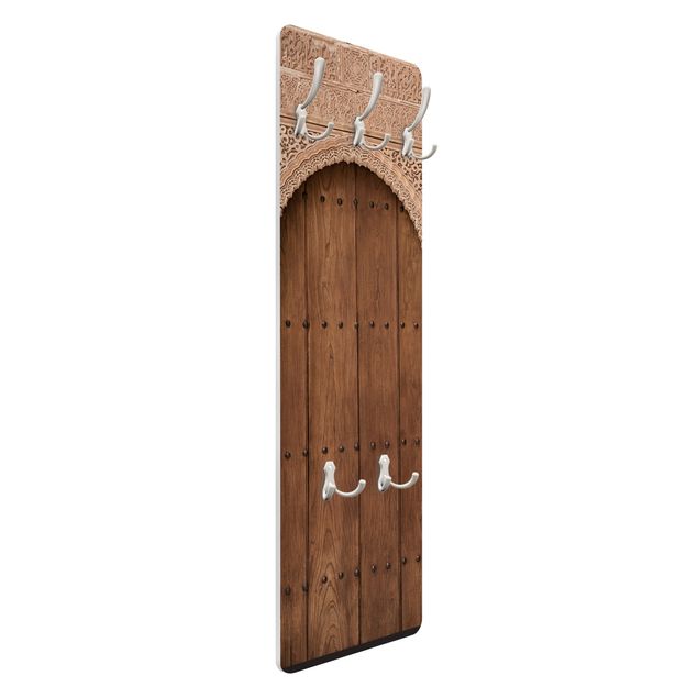 Wandkapstokken houten paneel Wooden Gate From The Alhambra Palace