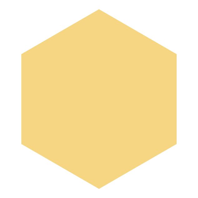 Hexagon Behang Honey