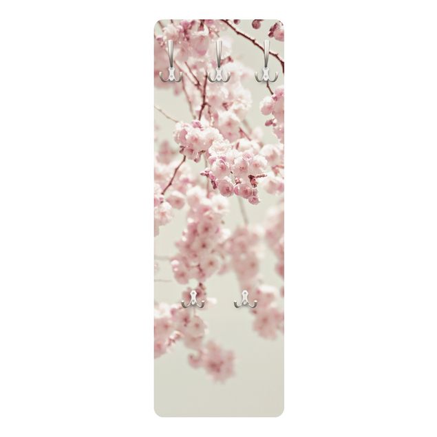 Wandkapstokken houten paneel Dancing Cherry Blossoms
