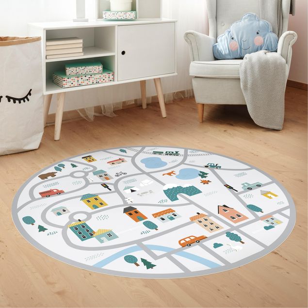 speelkleed kind Playroom Mat Smalltown - Discover New Parts Of The Town