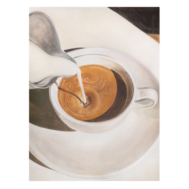 Canvas schilderijen - Latte Art