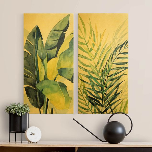 Canvas schilderijen - 2-delig  Favorite Plants Duo