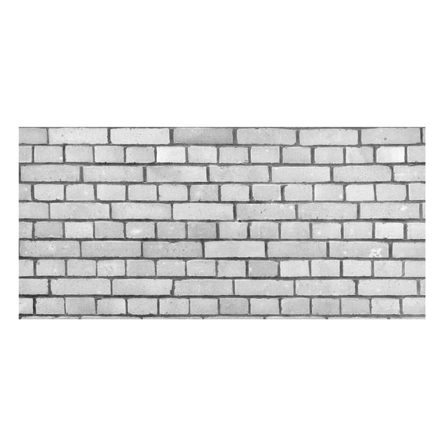 Magneetborden Brick Wallpaper White London