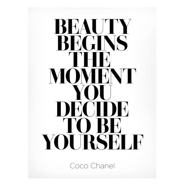 Magneetborden Be Yourself Coco Chanel