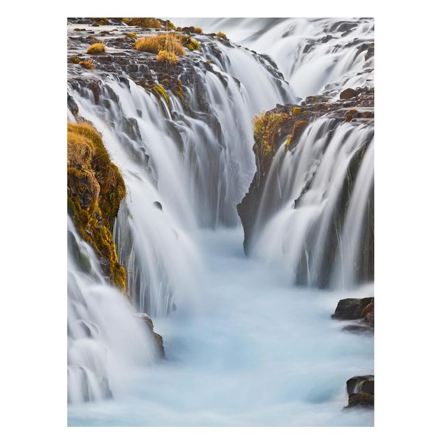 Magneetborden Brúarfoss Waterfall In Iceland