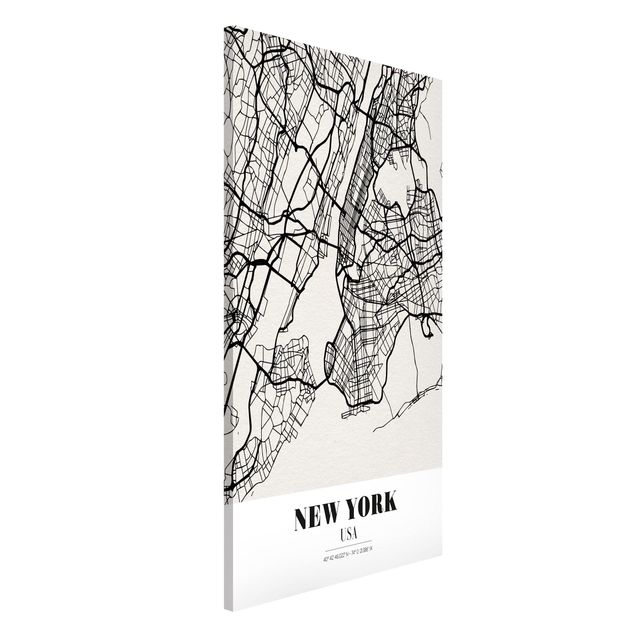 Magneetborden New York City Map - Classic