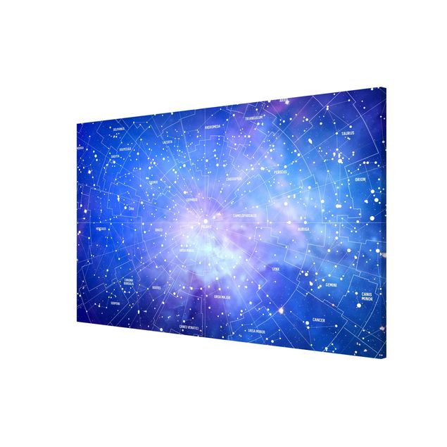 Magneetborden Stelar Constellation Star Chart