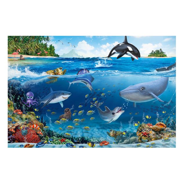 Magneetborden Animal Club International - Underwater World With Animals