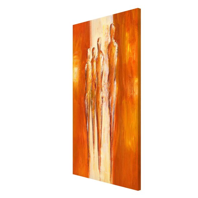 Magneetborden Petra Schüßler - Four Figures In Orange 02