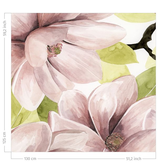 bloem gordijnen Magnolia Blushing II
