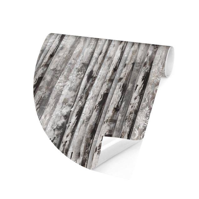 Behangcirkel - Picturesque Birch Forest