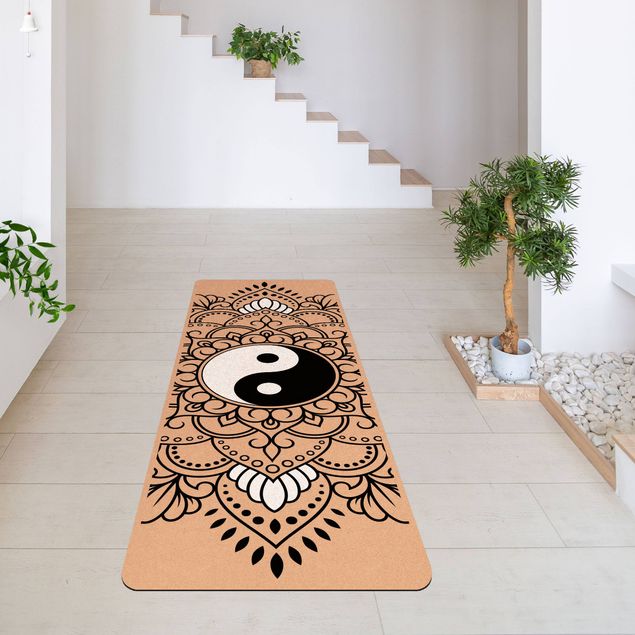 oosterse tapijten Mandala Yin And Yang