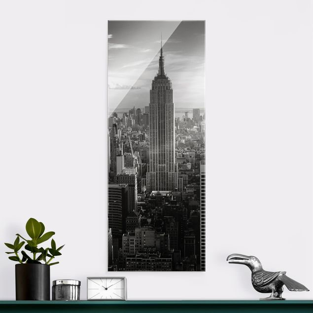 Glas Magnettafel Manhattan Skyline
