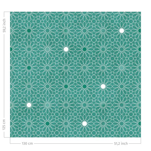 gordijn patroon Moroccan Stars Pattern