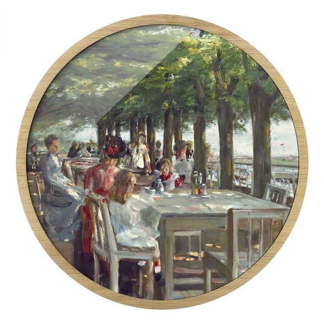 Rond schilderijen Max Liebermann - Terrazza del ristorante Jacob