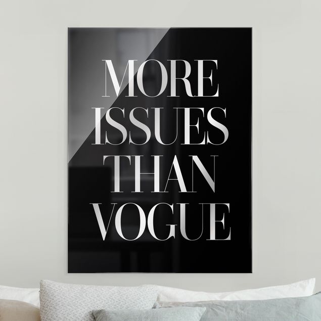 Glasschilderijen More Issues Than Vogue