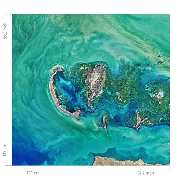Raamgordijnen NASA Picture Caspian Sea
