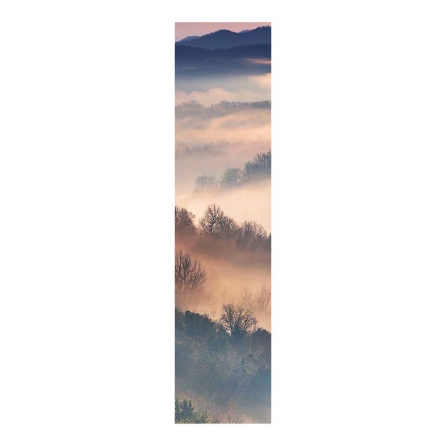 Schuifgordijnen Fog At Sunset