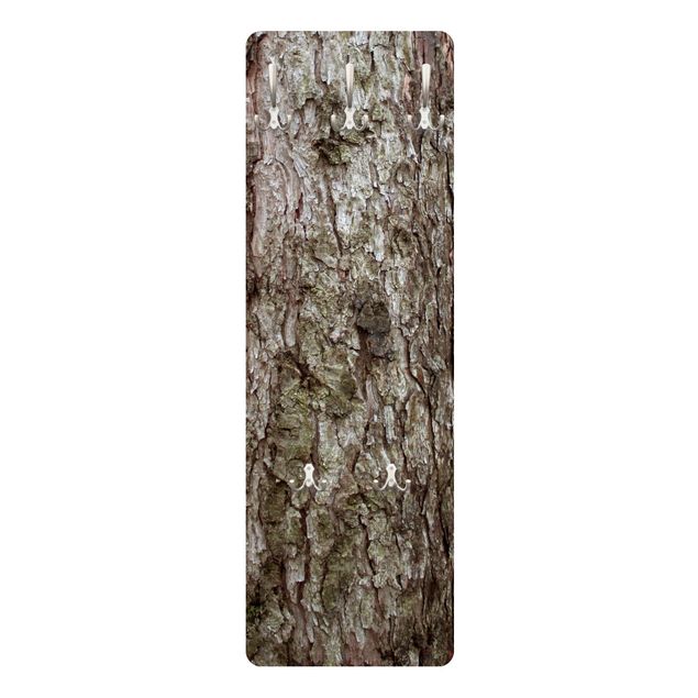 Wandkapstokken houten paneel No.YK17 Birch Bark